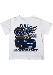 Vive La Fete Jackson State Tigers Toddler White Full Speed Short Sleeve T-Shirt