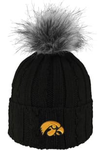 LogoFit Iowa Hawkeyes Black Alps Womens Knit Hat