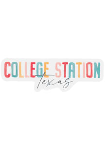 College Station Vinyl Watercolor Magnet