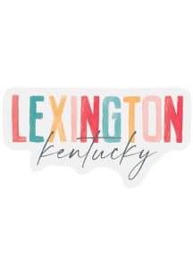 Lexington Vinyl Watercolor Stickers - White
