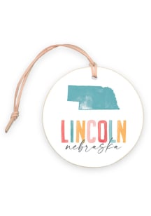 Lincoln 4" Watercolor Ornament