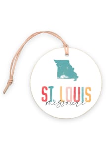 St Louis 4" Watercolor Ornament