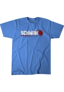 Kyle Schwarber Philadelphia Phillies Light Blue Schwarbomb Short Sleeve Fashion Player T Shirt