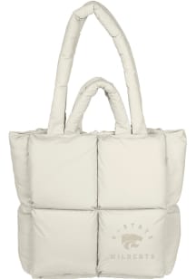 K-State Wildcats Brown Primary Puff Tote