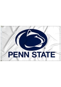 Penn State Nittany Lions 3x5 Logo Grommet Silk Screen Grommet Flag - White