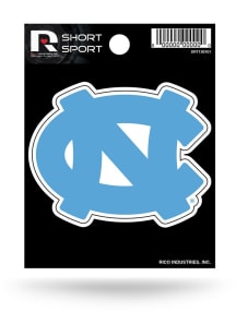 North Carolina Tar Heels Short Sport Auto Decal - Light Blue