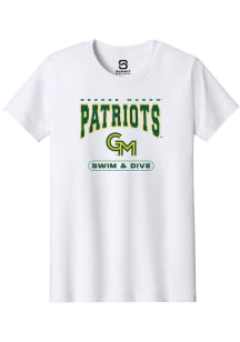 Summit Sportswear George Mason University Youth White Swim & Dive Short Sleeve T-Shirt