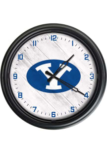 BYU Cougars Outdoor LED Wall Clock