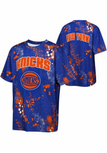 New York Knicks Youth Blue Live Wire Short Sleeve T-Shirt