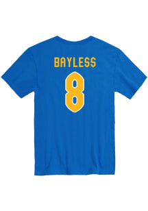 Blaire Bayless Pitt Panthers Blue Womens Volleyball Shirzee Short Sleeve Player T Shirt