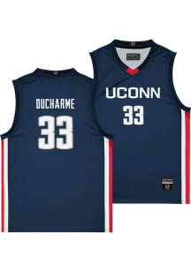 Caroline Ducharme  Campus Ink UConn Huskies Navy Blue NIL Jersey