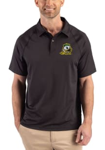 Cutter and Buck Oregon Ducks Black Prospect Eco Big and Tall Polo