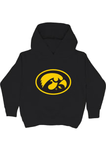 Vive La Fete Iowa Hawkeyes Youth Black Sam Long Sleeve Hoodie