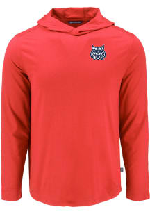 Cutter and Buck Arizona Wildcats Mens Red Coastline Long Sleeve Lightweight Hoodie