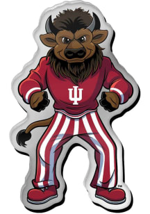 Indiana Hoosiers Souvenir Bison Acrylic Pin - Red