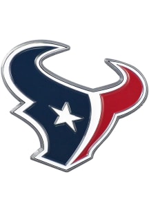 Houston Texans Metal Car Emblem - Navy Blue
