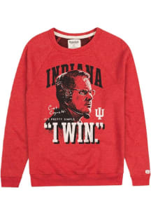 Curt Cignetti  Homefield Indiana Hoosiers Mens Crimson I Win Coach Cignetti Long Sleeve Fashion Sw..