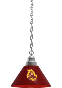 Arizona State Sun Devils Sparky Single Silver Billiard Lamp