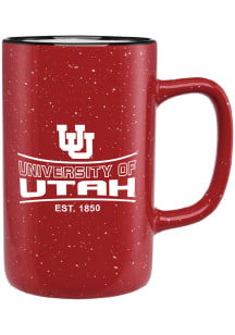 Utah Utes Tall Camper Ceramic Mug - Red