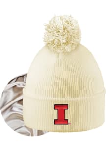 LogoFit Illinois Fighting Illini White Monroe Womens Knit Hat