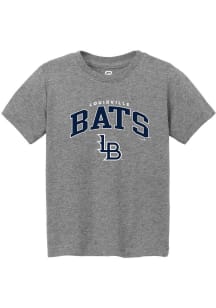 Summit Sportswear Louisville Bats Toddler Graphite Arch Mascot Short Sleeve T-Shirt
