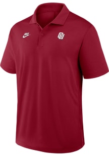 Nike Oklahoma Sooners Mens Crimson Victory Plus Primetime Short Sleeve Polo