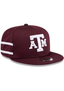 New Era Texas A&M Aggies Maroon DL Patch Stripe 9FIFTY Youth Snapback Hat