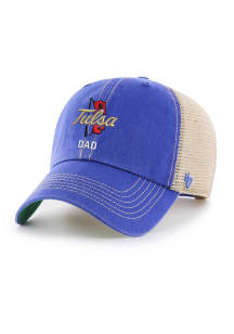 47 Tulsa Golden Hurricane Dad Trawler Adjustable Hat - Blue