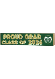 KH Sports Fan Colorado State Rams Class of 2026 Block Sign - Green
