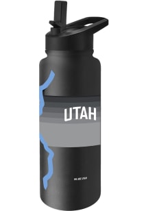 Utah Jazz Primary 34oz Quencher Stainless Steel Bottle - Black