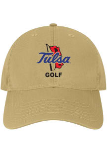 Tulsa Golden Hurricane Golf Twill Adjustable Hat - Gold