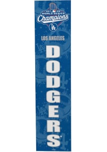 Los Angeles Dodgers 2025 World Series Champions Porch Leaner Yard Sign - Blue