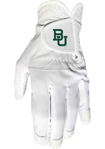 Baylor Bears White Cool Mesh Golf Gloves