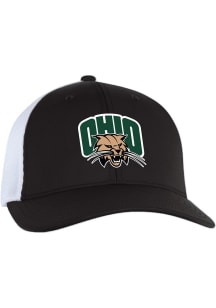 Ohio Bobcats Mens Black Hugo Mesh Back Flex Flex Hat