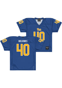 Ty Millhimes  Campus Ink Pitt Panthers Blue NIL Football Jersey