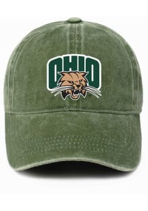 Ohio Bobcats Olive Classic Ponyback Womens Adjustable Hat