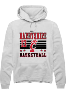 Grant Darbyshire Cincinnati Bearcats Mens White NIL Striped Player Hood