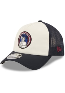 New Era Cleveland Guardians City Connect Batting Practice 9FORTY Apex Adjustable Hat - Cream