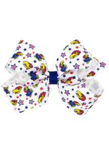 Kansas Jayhawks Star Print Kids Hair Barrette