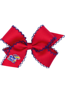 Kansas Jayhawks Moonstich Kids Hair Barrette