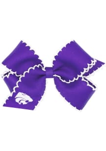 K-State Wildcats Medium Moonstitch Kids Hair Barrette