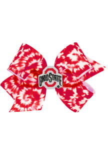 Ohio State Buckeyes Medium Tie Dye Baby Hair Barrette