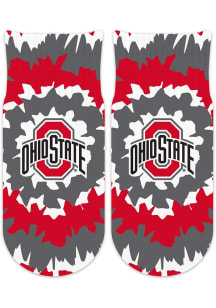 Ohio State Buckeyes Red Dye Style Youth Crew Socks