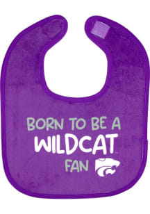 K-State Wildcats Little Fan Baby Bib