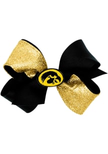 Iowa Hawkeyes Color Block Glitter Kids Hair Barrette