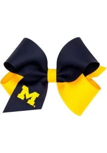Michigan Wolverines Color Block Kids Hair Barrette