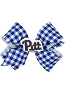 Pitt Panthers Gingham Kids Hair Barrette