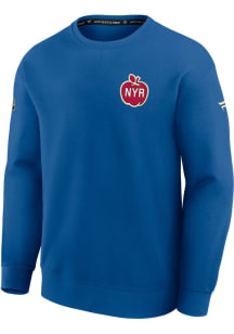 New York Rangers Mens Blue 2026 AP Winter Classic Long Sleeve Fashion Sweatshirt