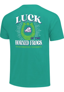 TCU Horned Frogs Kelly Green Luck of the Frogs Short Sleeve T Shirt