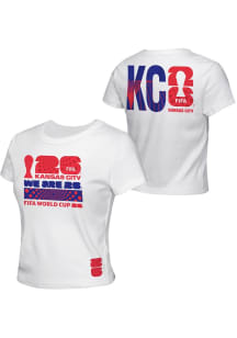 FIFA Kansas City Womens White Baby Short Sleeve T-Shirt